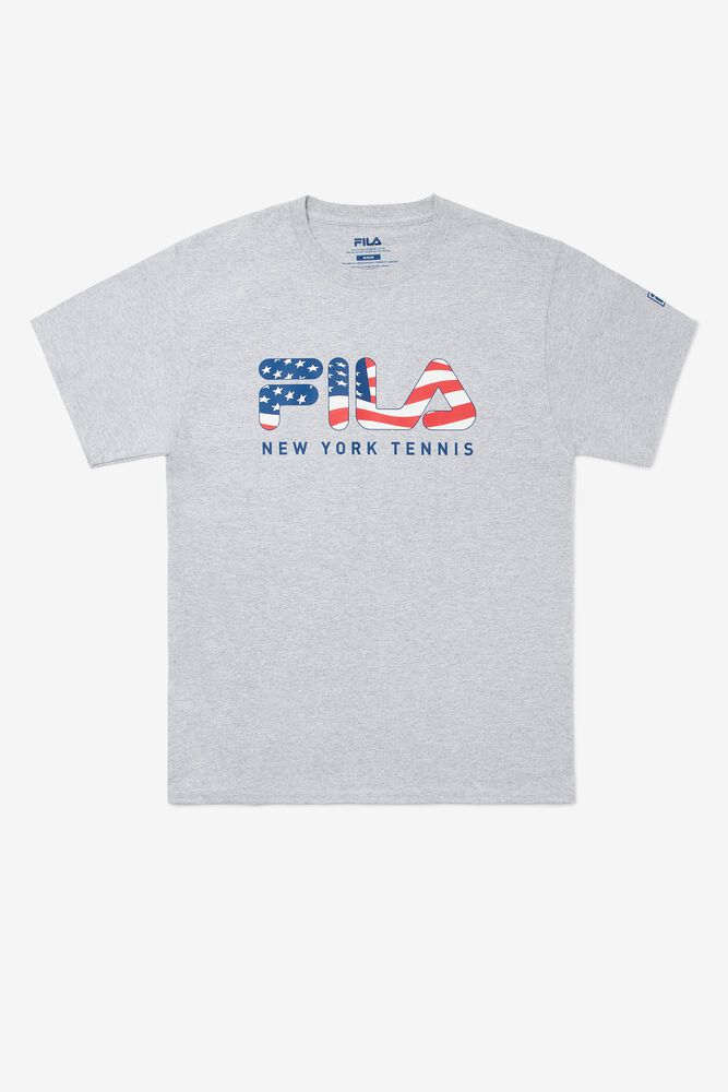 Tricou Fila Barbati Gri Nyc Flag GHRD-83569